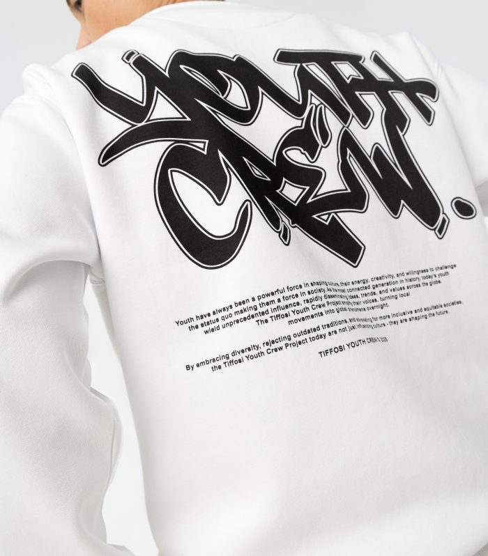 Sweat Relaxed Estampado Grafite