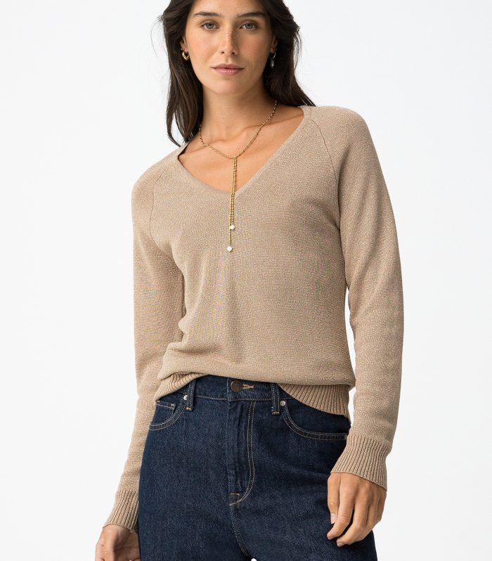 Camisola Slim Fit Metálica