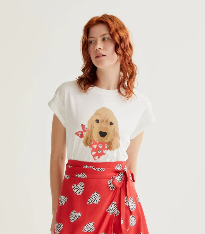 Camiseta com estampa de Cocker Spaniel