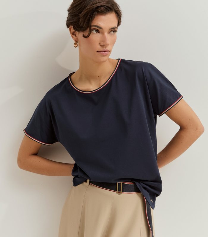 T-shirt em algodão