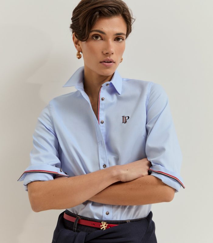Camisa regular fit em algodão