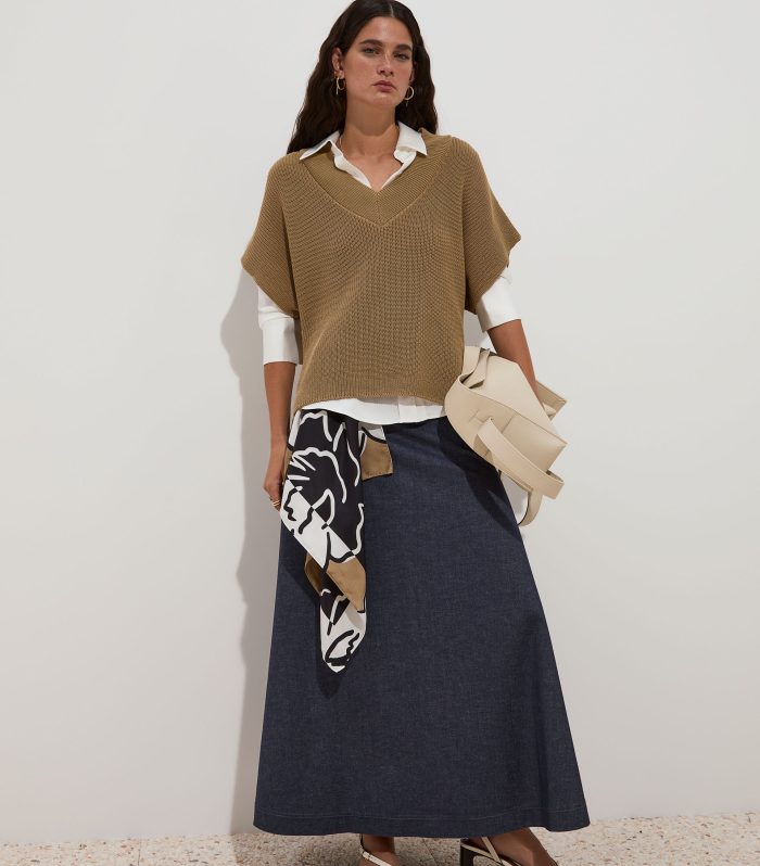 Lenço com estampado floral