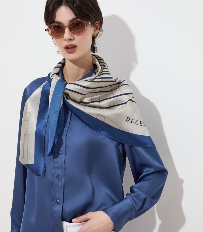 Lenço com estampado