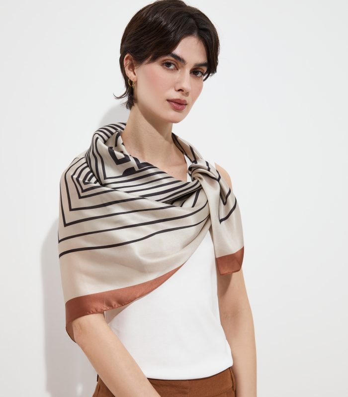 Lenço com estampado