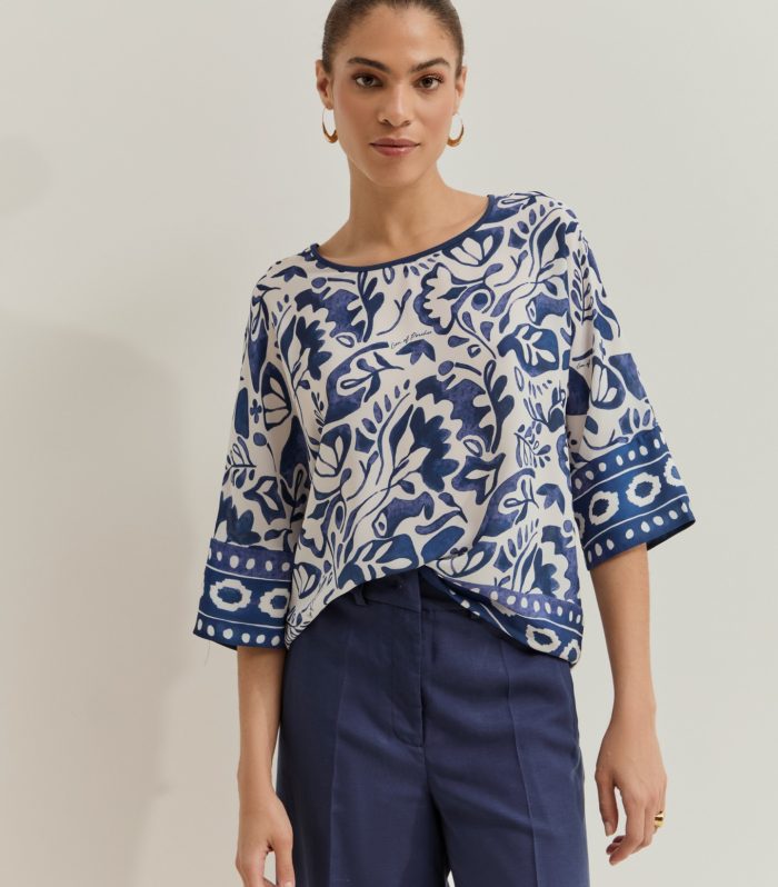 Blusa com estampado