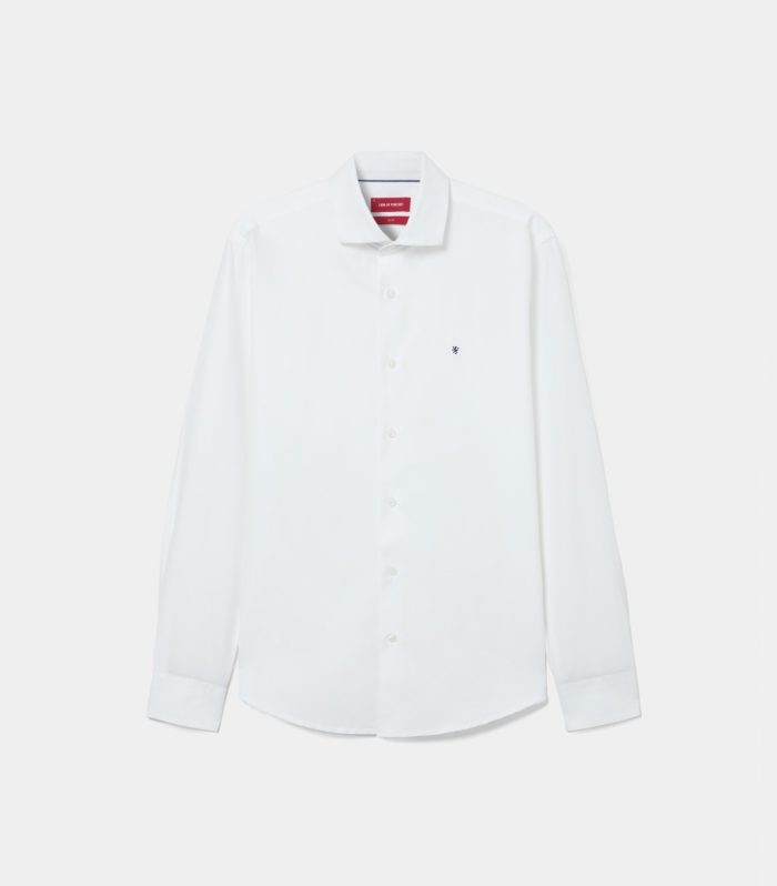 Camisa slim fit de algodão