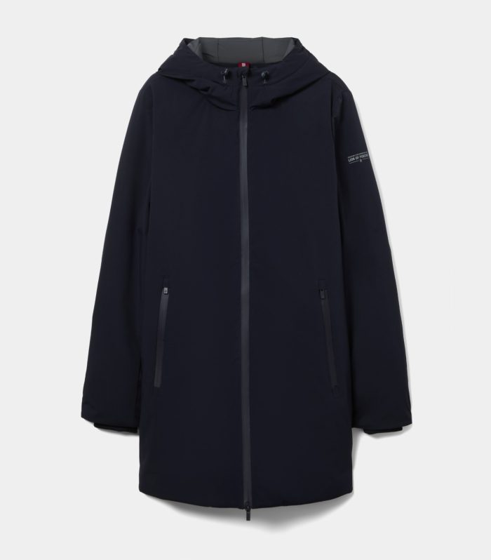 Parka acolchoada com capuz