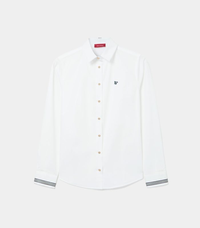 Camisa clássica em algodão