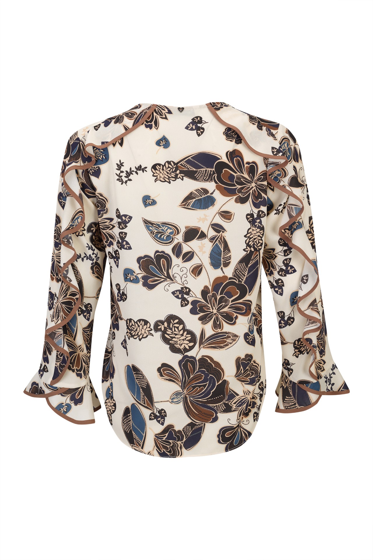 Túnica floral com debrum - Image 7