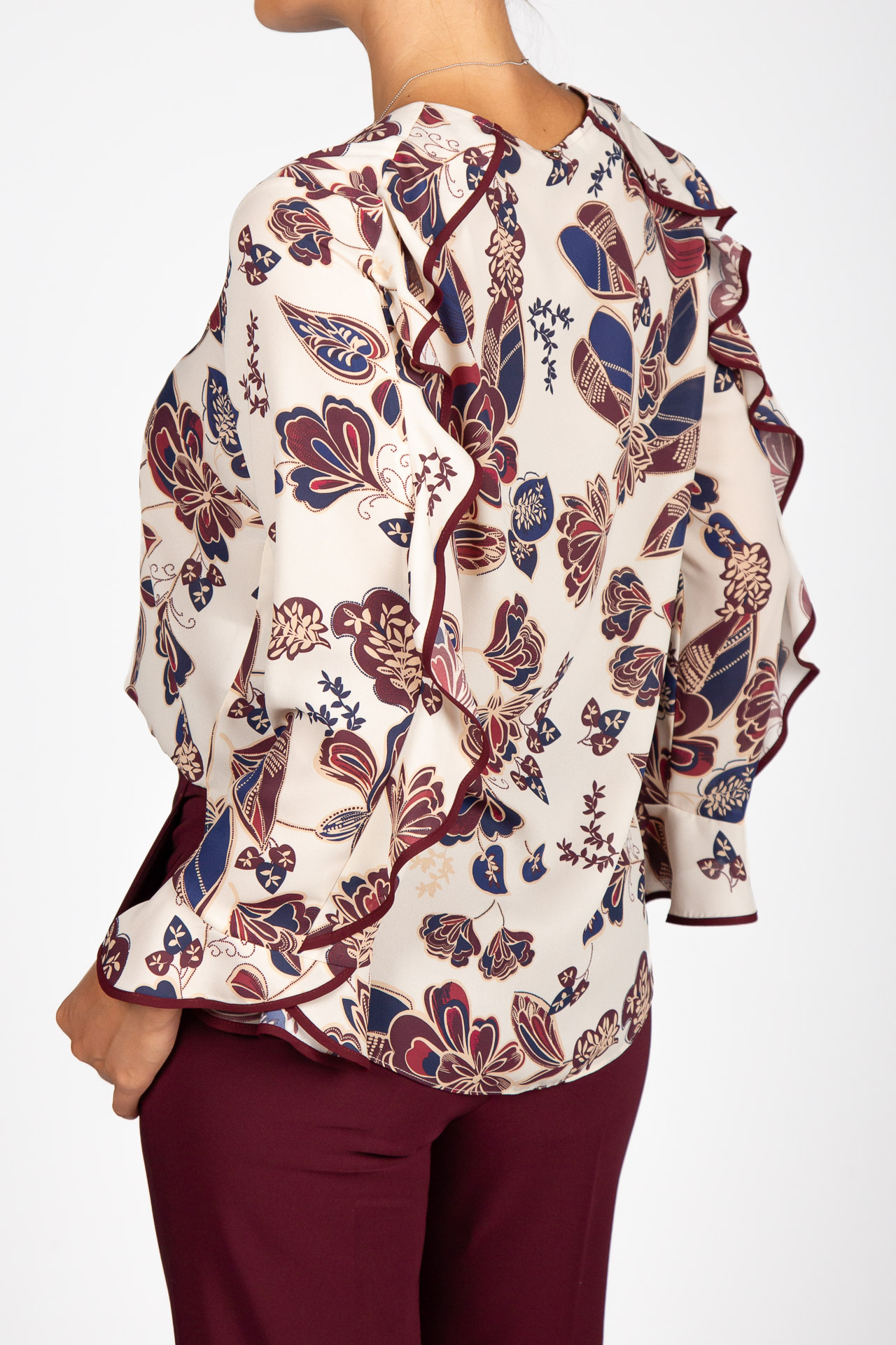 Túnica floral com debrum - Image 9