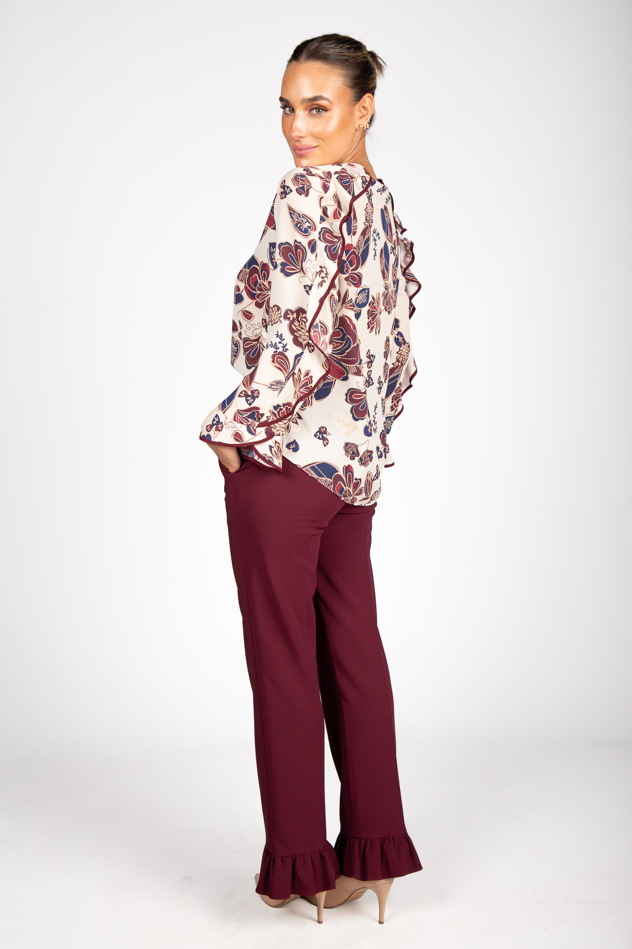 Túnica floral com debrum - Image 12