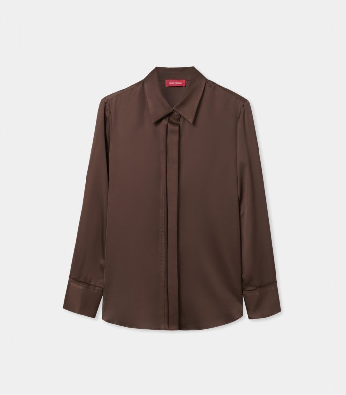 Camisa acetinada