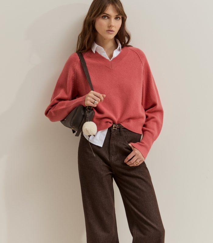 Camisola de malha em lã