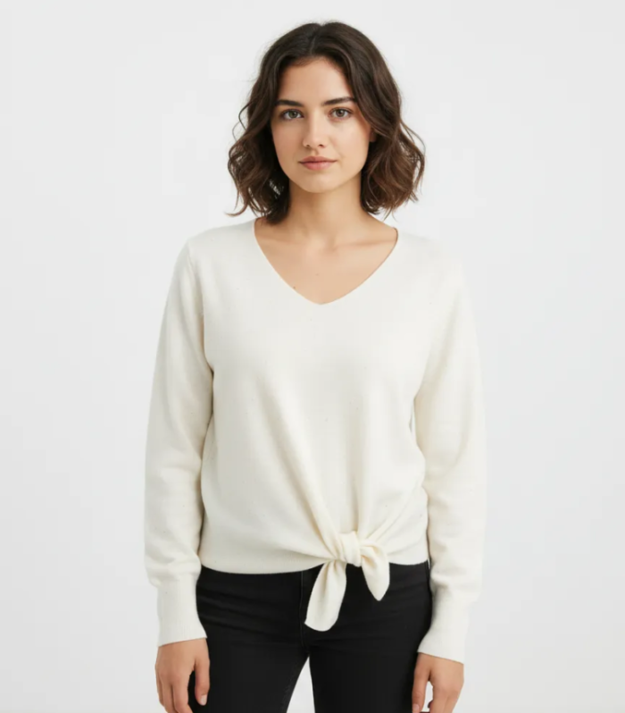 Camisola decote em V